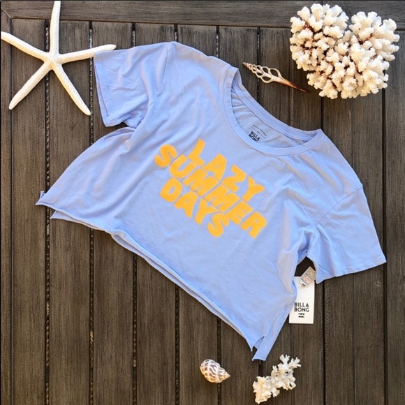 🌴🔆BILLABONG- LAZY SUMMER CROP TEE🔆🌴 - Picture 2 of 10